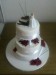 svatební dort -rudé kaly